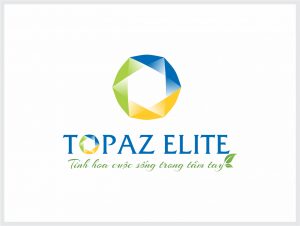 thiết kế logo bất động sản topaz elite